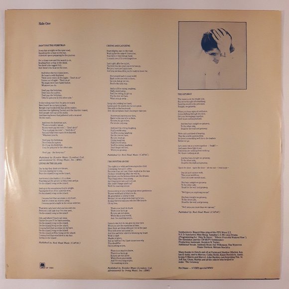 Chris De Burgh - The Getaway - Vinyl LP Record - Picture 3 of 6